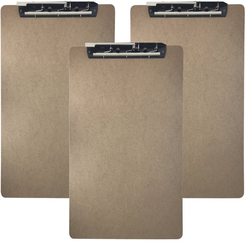 Trade Quest Ledger Size Clipboard Lever Hinge Clip 19.5'' x 11.6'' (Pack of 3) - Image 1